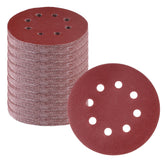 WORKPRO 170-piece sanding disc set, 5-inch with 8-hole back for versatile sanding tasks.
