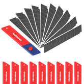 WORKPRO 18mm snap-off blades pack for quick blade changes