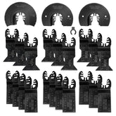 WorkPRO 23-piece blade set for quick-release tools, versatile for metal and wood cuts.