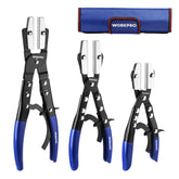 WORKPRO 8-inch hose pinch-off pliers securely clamp radiator hoses