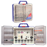 WORKPRO rotary tool kit overview with versatile accessories for DIY tasks.