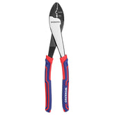 WORKPRO 9.5-inch wire cutter close-up showing precise cuts and crimping.