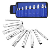 Workpro 9-piece shower valve socket set with deep reach for valve repairs
