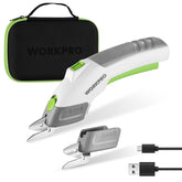 WORKPRO cordless electric scissors blade O cutting fabric smoothly for sewing projects