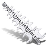 WORKPRO crowfoot wrenches for 3/8 inch drive reach tight spaces