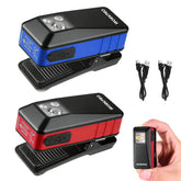 WORKPRO EDC clip light attached to a workbench for hands-free illumination