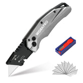 WORKPRO folding knife with heavy-duty metal body for demanding cuts.