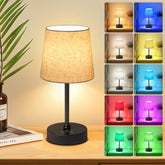 Wowag small cordless table lamp on table demonstrates compact cordless design for tight spaces.