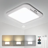 wowatt rechargeable ceiling light with motion sensor for cordless room illumination.