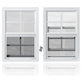 WRISIN 2-pack shed windows with flush-mount design enhance curb appeal and outdoor durability.