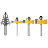 WSOOX rabbet router bit set with half-inch shank for precise joinery