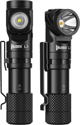 WUBEN L1 with rotatable dual heads showing versatile beam control for different tasks