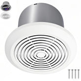 Wudey V2262-50 7-inch ceiling exhaust fan for compact spaces with efficient airflow