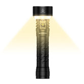 Wurkkos TS27 front beam for long-range visibility outdoors.