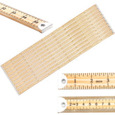 WUWEOT 10-pack 36-inch yardsticks bulk for classrooms and workshops