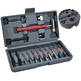 W WIREGEAR punch set hammer head enables precise, durable strikes.