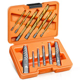 WYBENZ screw extractor set showing 12 pieces designed for quick removal of stubborn fasteners