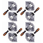 WYQYQ 8pcs corner clamp shows a 90-degree angle for precise joints in woodworking