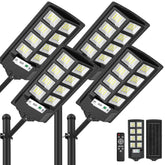 WYWNA solar lights outdoor 6000K provides bright wide-area illumination for pathways.
