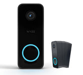 Wyze Doorbell Camera v2 with wedge kit front view for safe doorstep monitoring