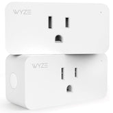 Wyze Lifestyle smart plug outlet powering a lamp for easy on/off control