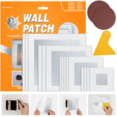 WZNBJLX wall patch kit with adhesive mesh for quick 2x2 inch repairs.