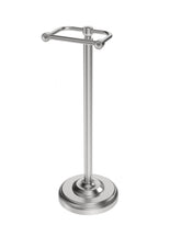 WZRUA free-standing toilet paper holder with weighted base for stable placement.