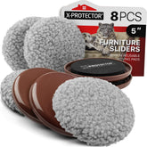 X-Protector 5-inch furniture sliders kit ready to use on carpet for easy moves