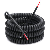 XABJU 4-20-2 coil cord with retractable spring for tangle-free use in workshops.