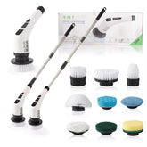 XBllcyiv Electric Spin Scrubber package view shows the full kit for versatile cleaning