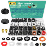 XBVV faucet washers assortment kit with varied sizes for quick replacement
