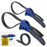 XDENGP strap wrench set showing the large belt for a secure grip on fittings