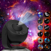 Xeefeel Galaxy Projector front view highlighting its 13-in-1 design