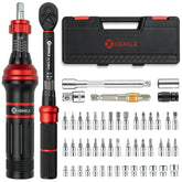 XEIMILE 52Pcs torque wrench and screwdriver set with precision scales for accurate tightening.