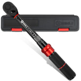 XEIMILE torque wrench readout with dual-range scales for easy, precise settings.