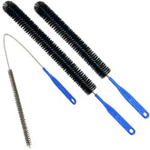 XENNRY flexible cleaning tool with bendable head reaching tight corners to clear hair and debris