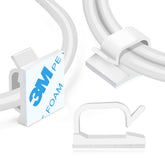 XHF adhesive cable clip base secures cables on any surface.