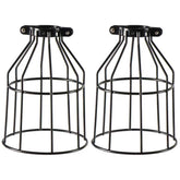 XIDING pack-two industrial light cage guards add stylish flair to entryways and kitchens.