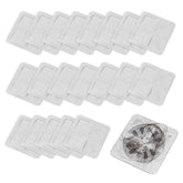 XieJY disposable shower hair catcher pack on drain for easy clog prevention.