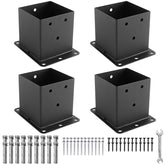 XIHUWZ 4x4 post bracket kit packaging for quick setup
