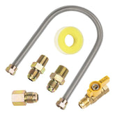 Ximoon F271239 flex connector shown for flexible, leak-resistant gas appliance hookups