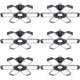XINGHUANLIT garage light with foldable panels for shadow-free coverage