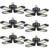 XINGHUANLIT LED garage lights mounted on ceiling for broad, even illumination.