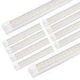 XLNYUUI LED shop lights 4ft front view for bright, even workshop illumination.