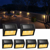 XLUX solar light for steps provides subtle safety lighting for outdoor stairs.
