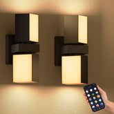 XMCOSY+ outdoor wall light front porch setup for inviting curb appeal