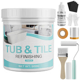 Xmntdo tile paint kit semi-gloss white ready for a bathroom refresh.