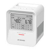 X-Sense Radon Detector front view, compact and easy to place