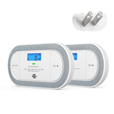 X-Sense XC0C-SA plug-in detector with reliable AC power and battery backup.