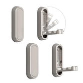 XSGTZMJ folding coat hooks zinc alloy silver, sturdy wall mount for coats and bags